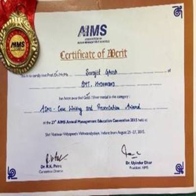 Surajit Ghosh Aims Best Case Award 