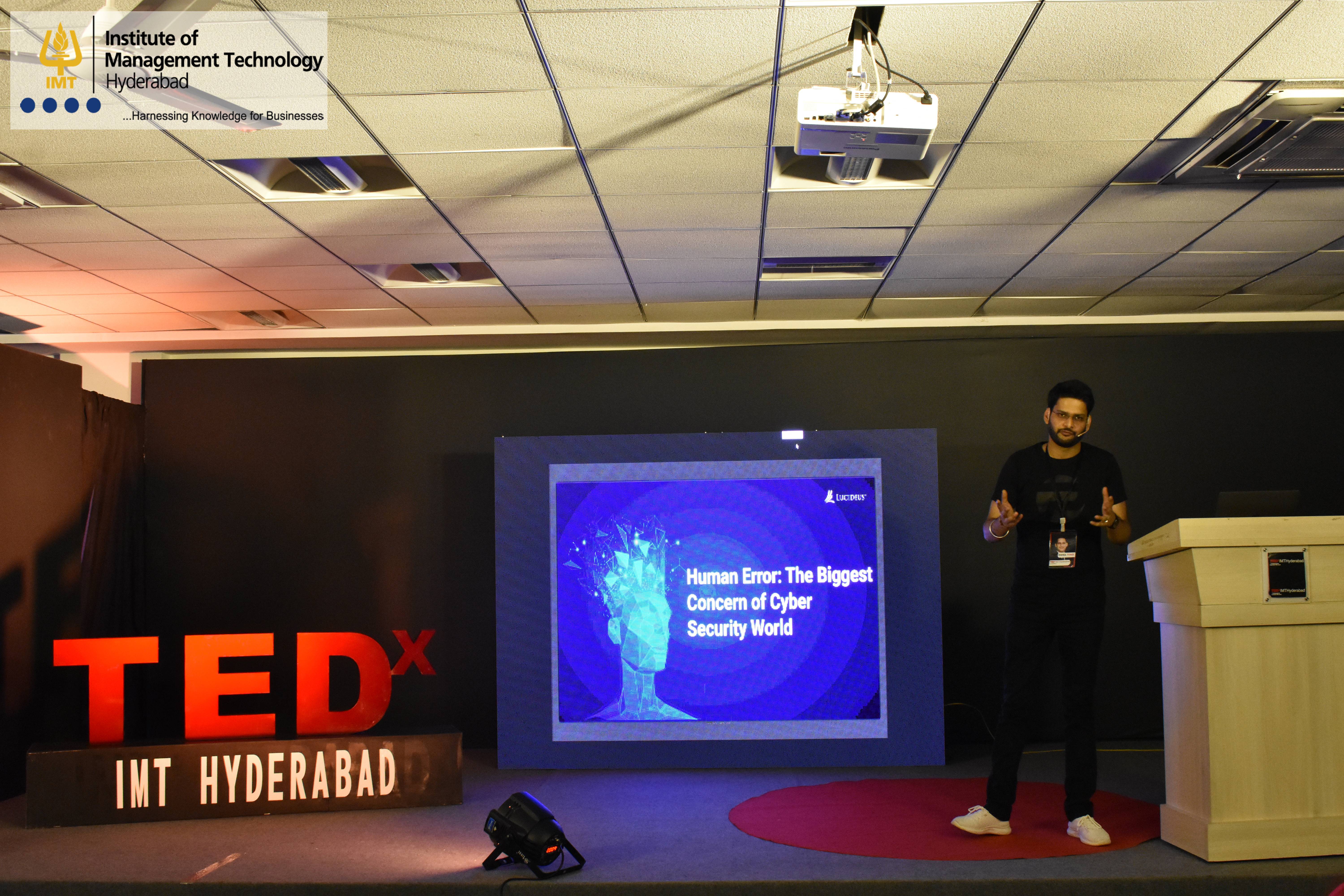 TEDx event at best business school in hyderabad india
